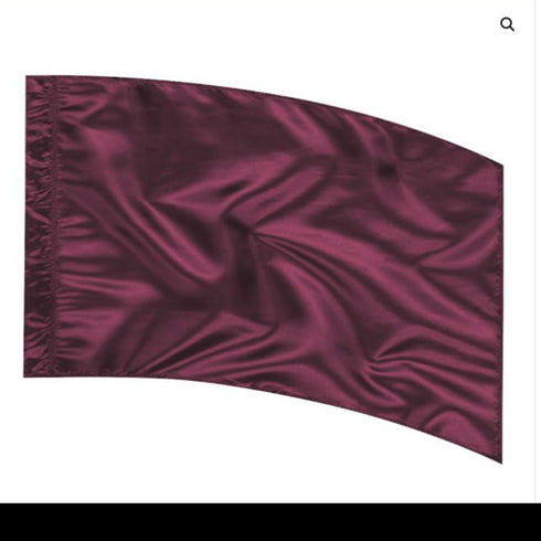Band Shoppe ポリチャイナシルク単色 アークフラッグ Maroon