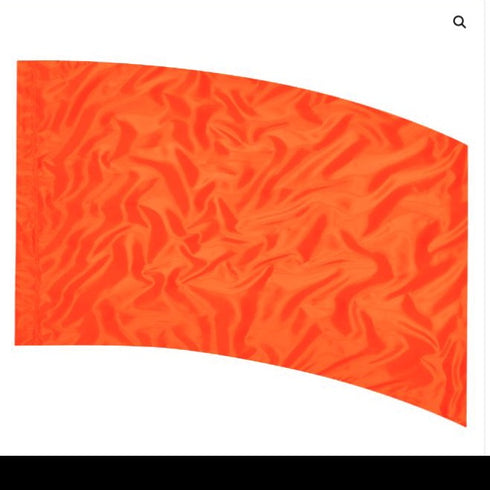 Band Shoppe ポリチャイナシルク単色 アークフラッグ Neon Orange