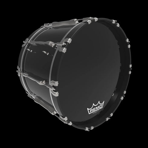 REMO パワーマックス・エボニー マーチングバスドラムヘッド