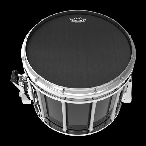 REMO ブラックマックス マーチングスネア表ヘッド