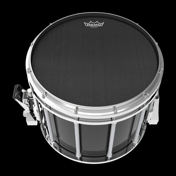 REMO ブラックマックス マーチングスネア表ヘッド