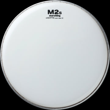 ASPR M2 ソリッド スムースホワイト マーチングテナードラムヘッド