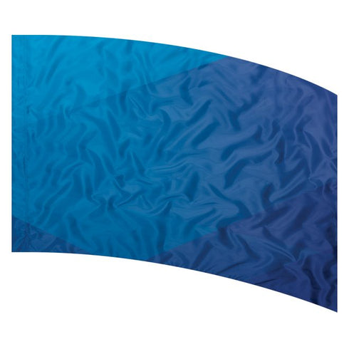 print on demand color guard flag with Abstract geometric triangle shapes in Royals and Navys