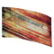 red, yellow, and black streaks printed color guard flag