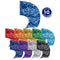 ten available colors of solid ultra lamé swing flags