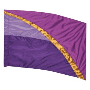 Violet/Brass Sewn Color Guard Flag 5537770