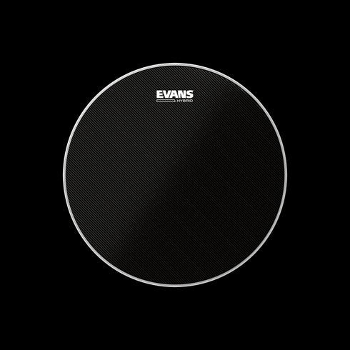 EVANS ハイブリッド・ブラック マーチングスネア表ヘッド