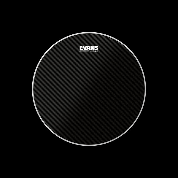 EVANS ハイブリッド・ブラック マーチングスネア表ヘッド