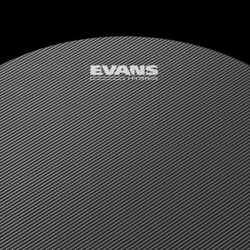 EVANS ハイブリッド・グレー マーチングスネア表ヘッド