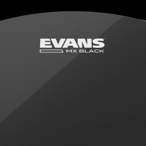 EVANS MXブラック マーチングテナードラムヘッド