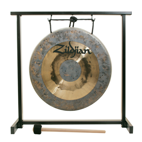 12" TRADITIONAL GONG AND TABLE-TOP STAND SET