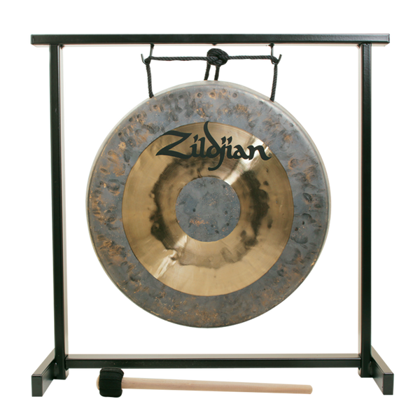 12" TRADITIONAL GONG AND TABLE-TOP STAND SET